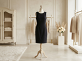 Calvin Klein Size 8 Sleeveless Linen-Look Dress