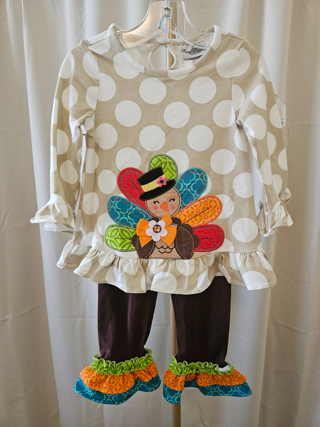 Rare Editions 2T Thanksgiving Turkey Outfit Set – NWT