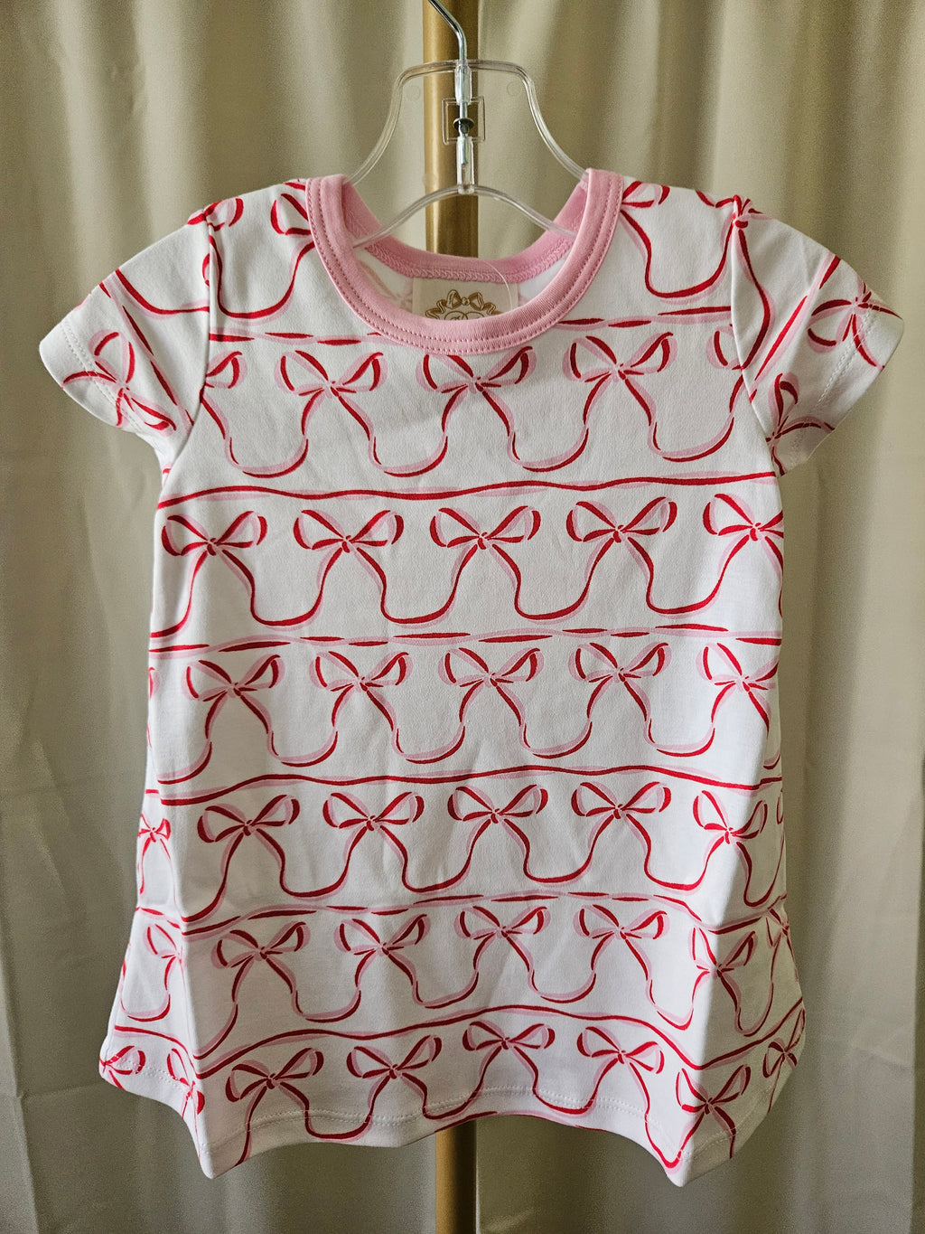 The Beaufort Bonnet Company Pink Bow Dress 12-18M