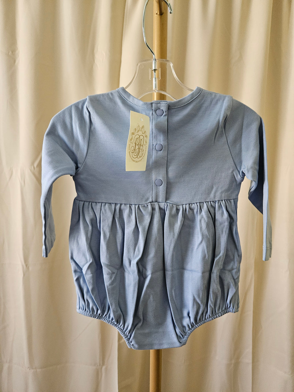 The Beaufort Bonnet Company Bradford Bubble Smocked Pima Cotton 6-12M