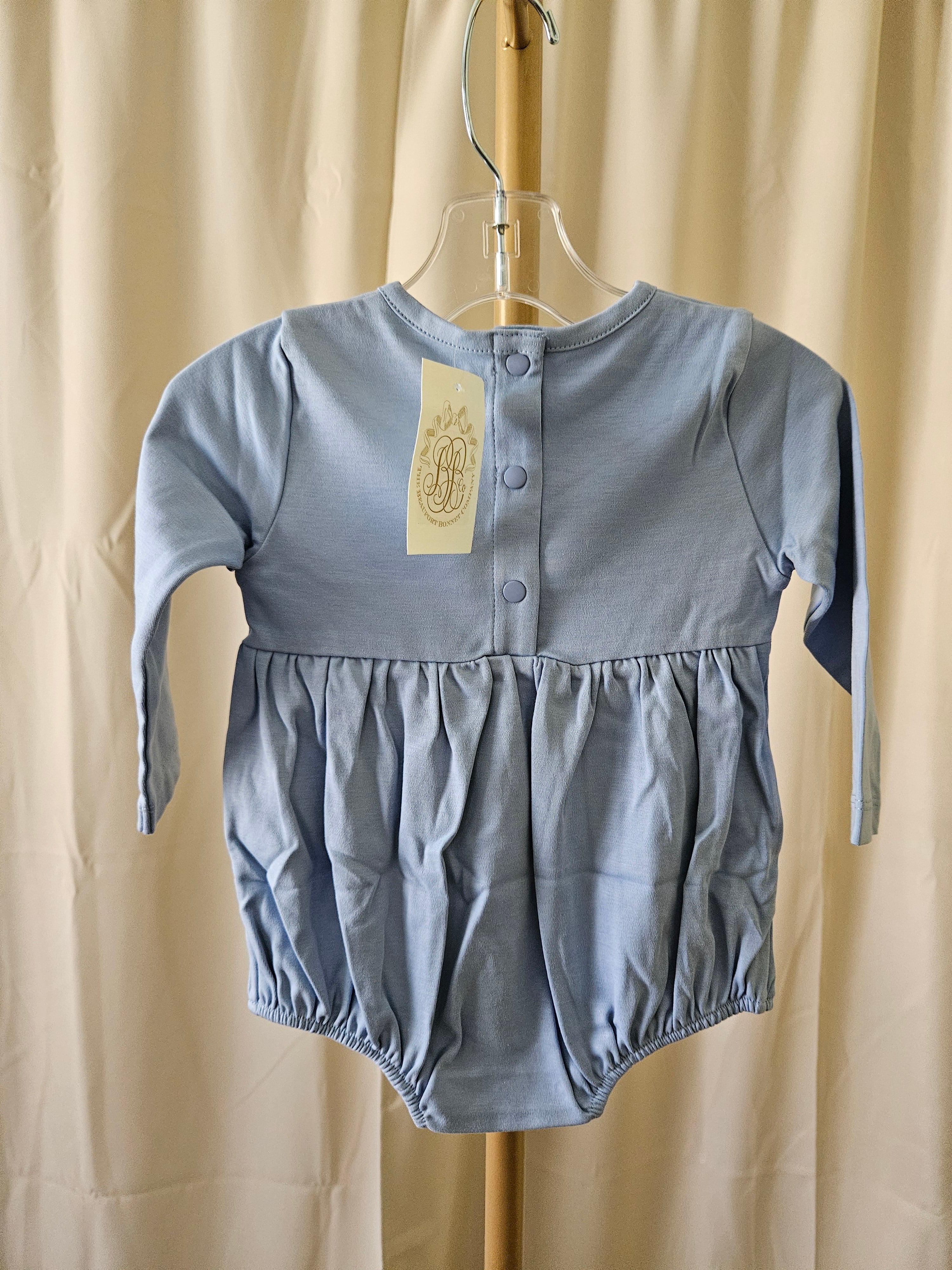 The Beaufort Bonnet Company Bradford Bubble Smocked Pima Cotton 6-12M