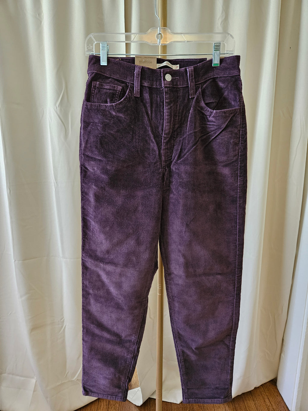 Levi Strauss & Co. Deep Purple High-Waisted Mom Jeans NWT Size 27x27