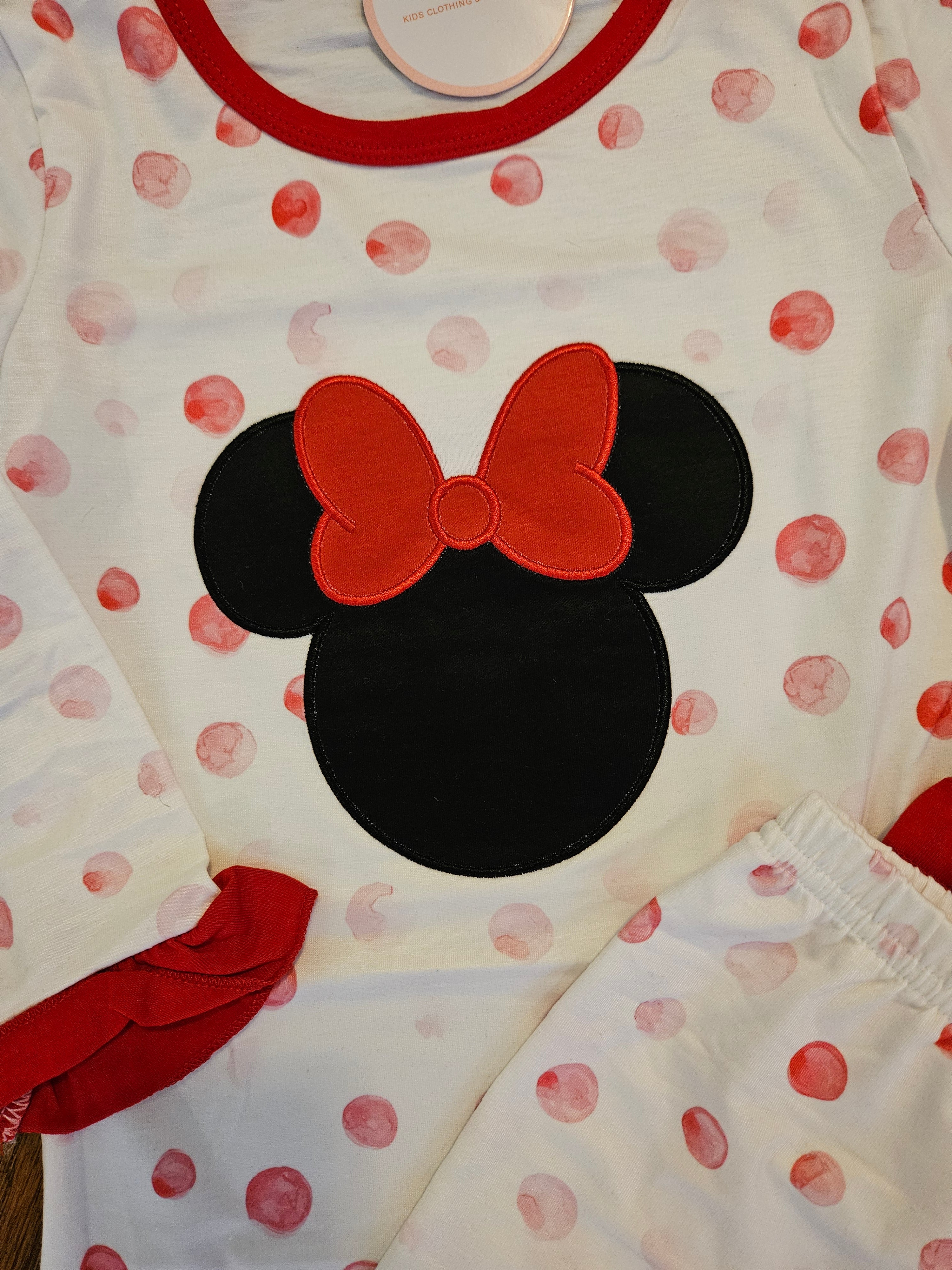 Abby & Evie Minnie Mouse 2pc Knit Set