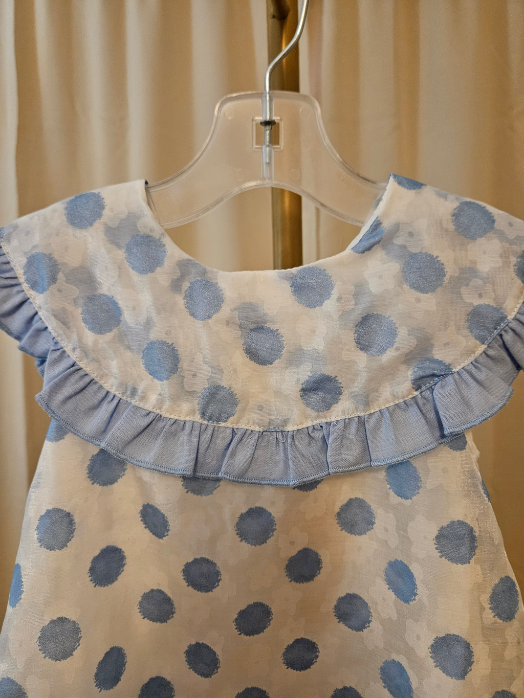 Doe a Dear Polka-Dot Overlay Dress