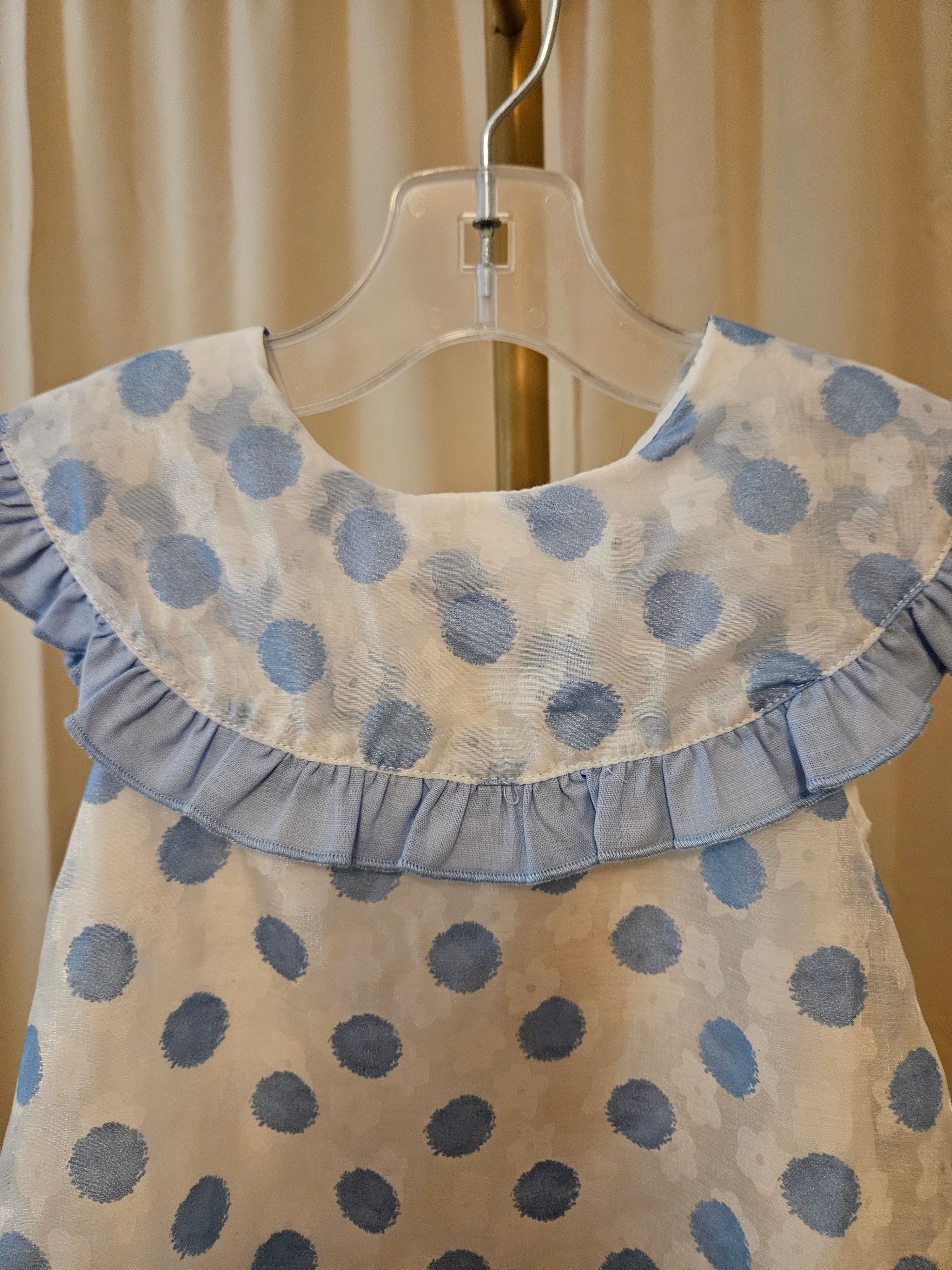 Doe a Dear Polka-Dot Overlay Dress