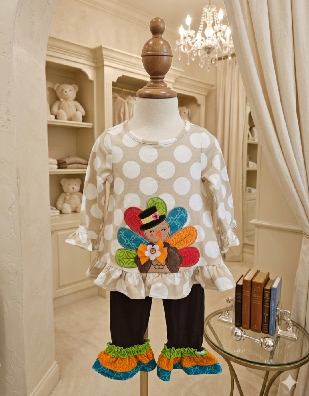 Rare Editions 2T Thanksgiving Turkey Outfit Set – NWT
