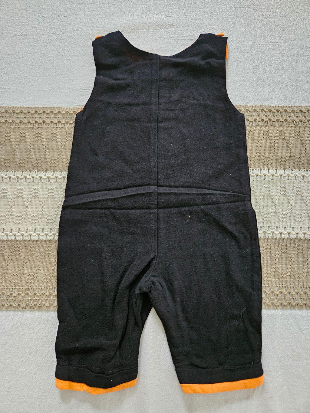 Lil Cactus Halloween BOO Appliqué Overalls