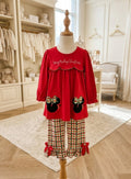 Abby & Evie 4T A Very Mickey Christmas Outfit Set