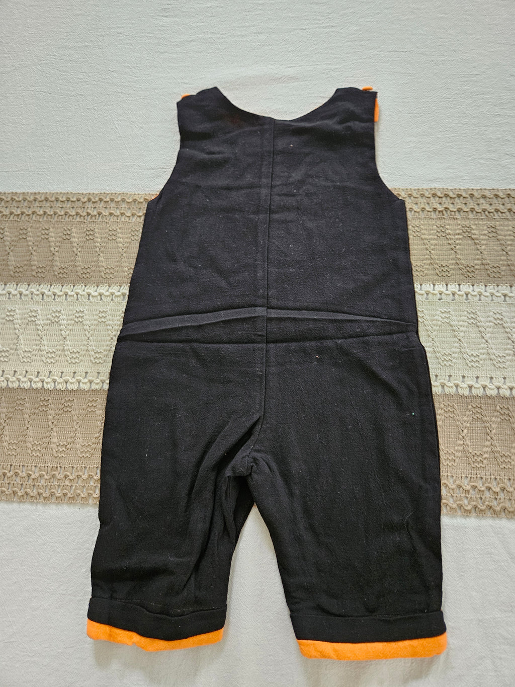 Lil Cactus Halloween BOO Appliqué Overalls