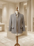 Tahari Houndstooth Jacket Size 12