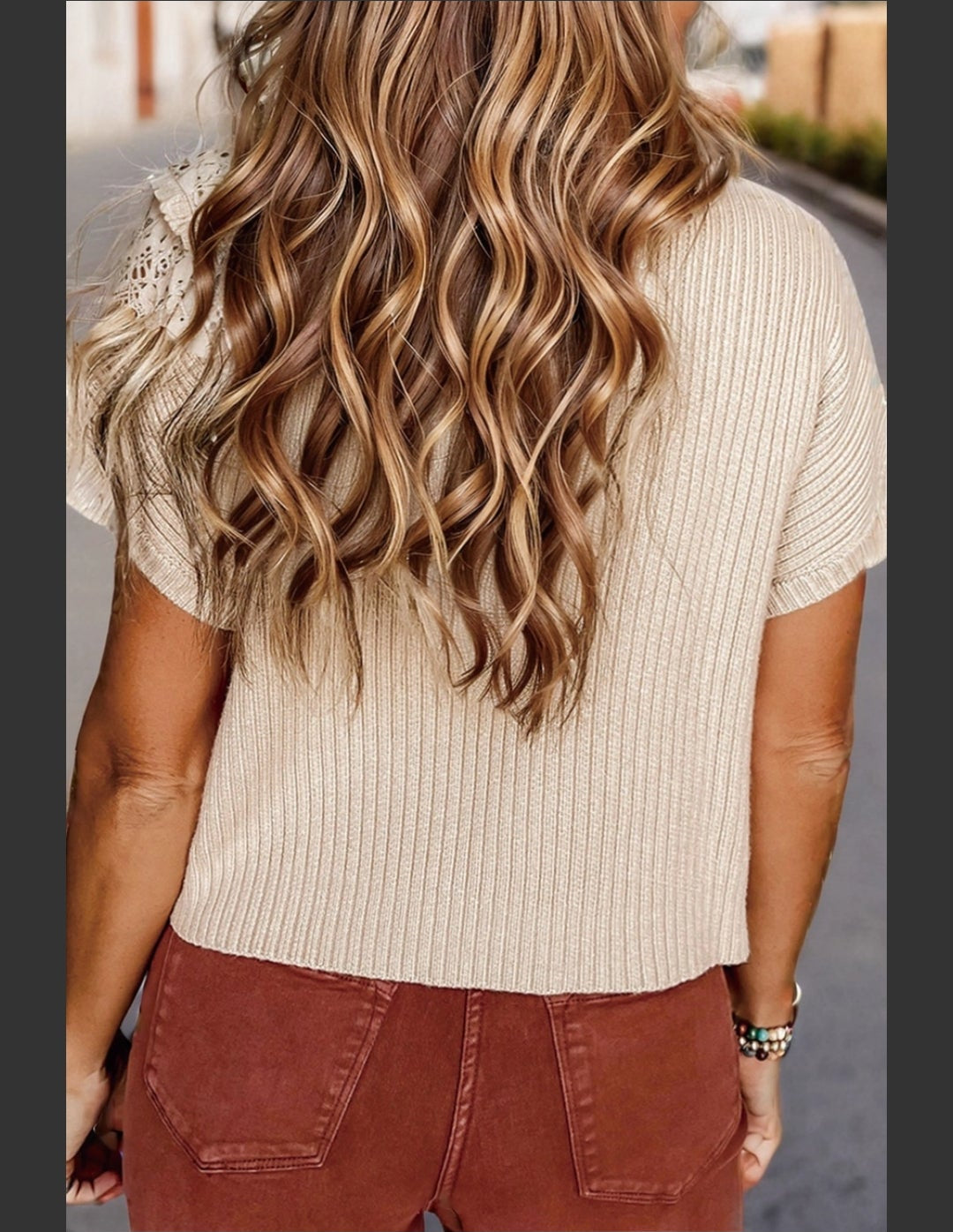 Patch Pocket Knit Mock Neck Sweater