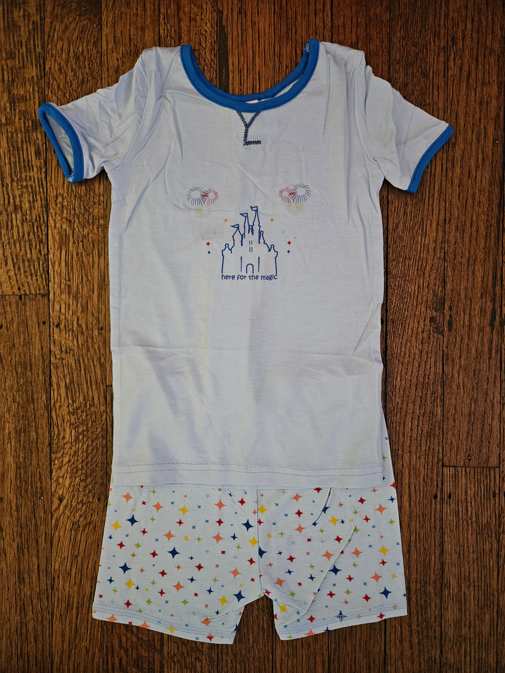 The Yellow Lamb Disney Castle Kids Pajama Set - Sz 3T