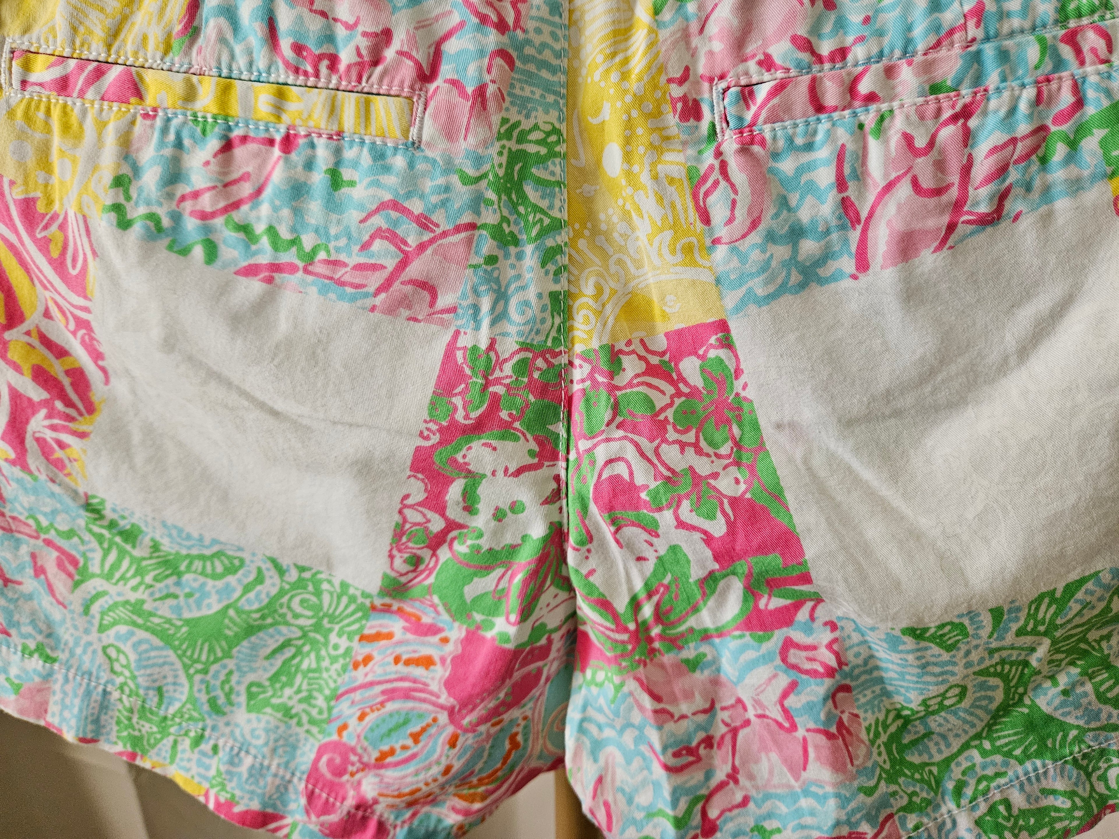 Lilly Pulitzer Callahan Patchwork Shorts – Bright Spring/Summer Colors 🌸☀️