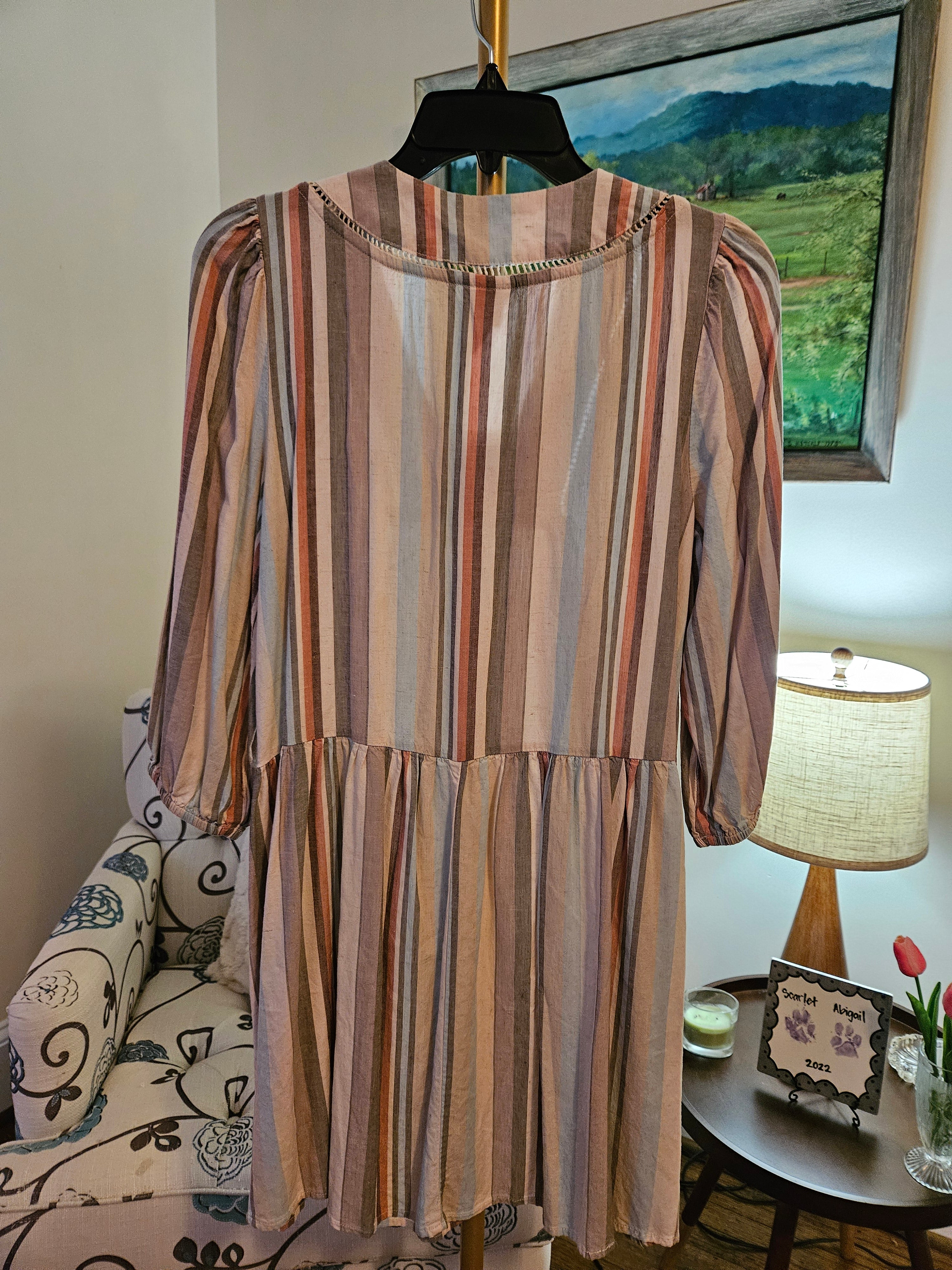 Knox Rose Multicolor Striped Dress Sz XS