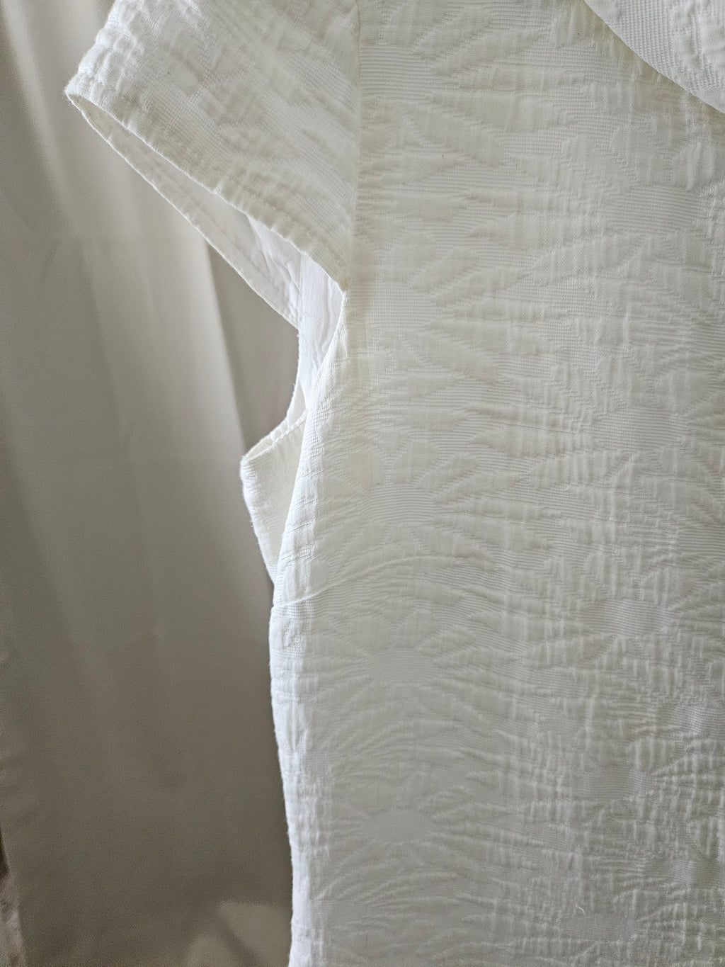 Etcetera Off White Brocade Dress Size 4