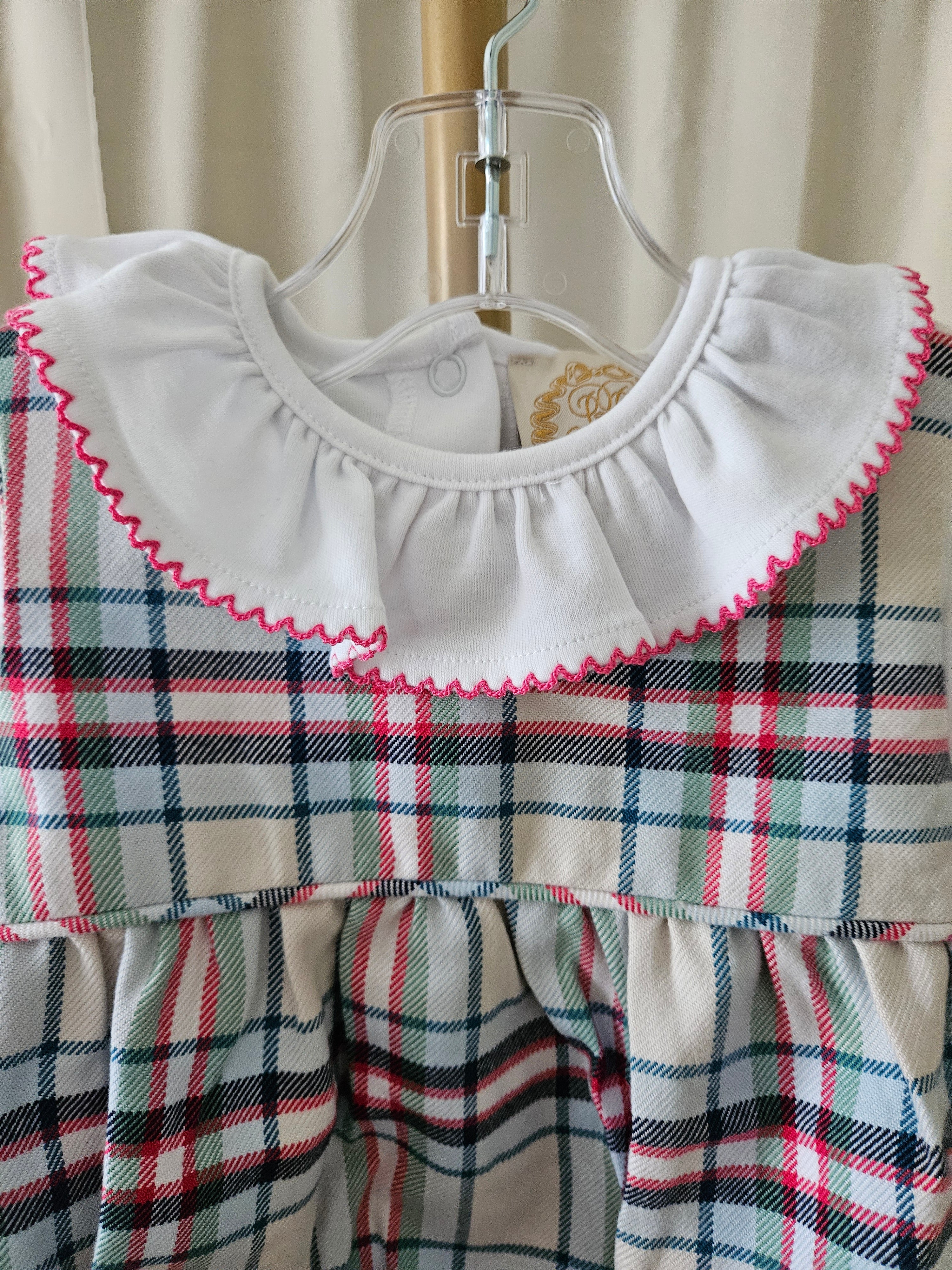 The Beaufort Bonnet Company Brooksy Bubble Set Plaid 2-Piece Outfit