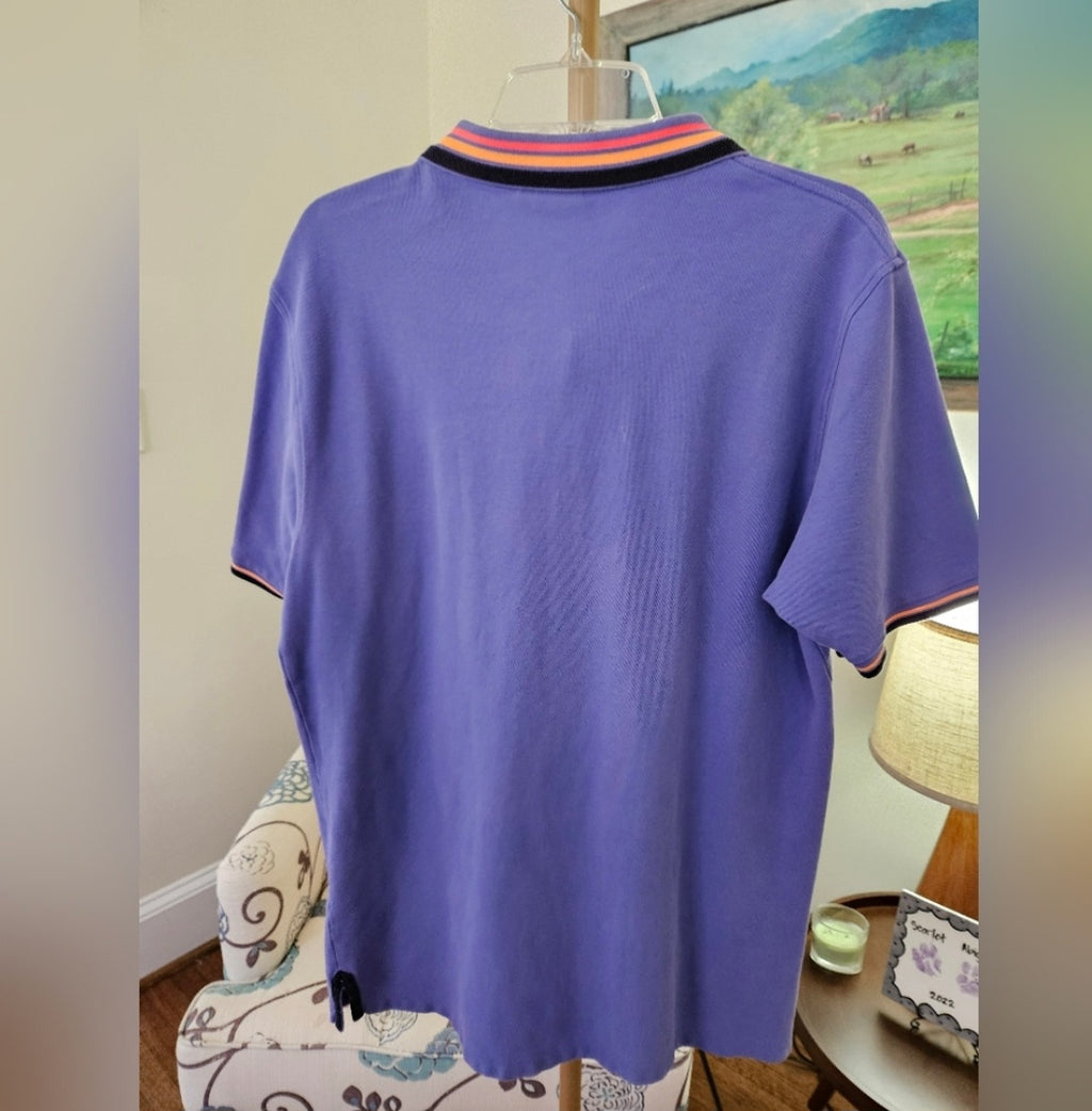 Psycho Bunny Purple Polo Shirt Sz 7 (XL)
