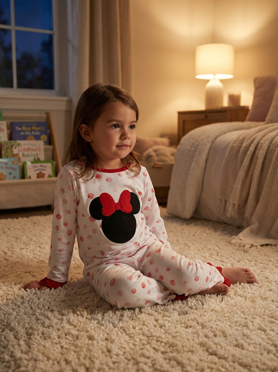 Abby & Evie Minnie Mouse 2pc Knit Set