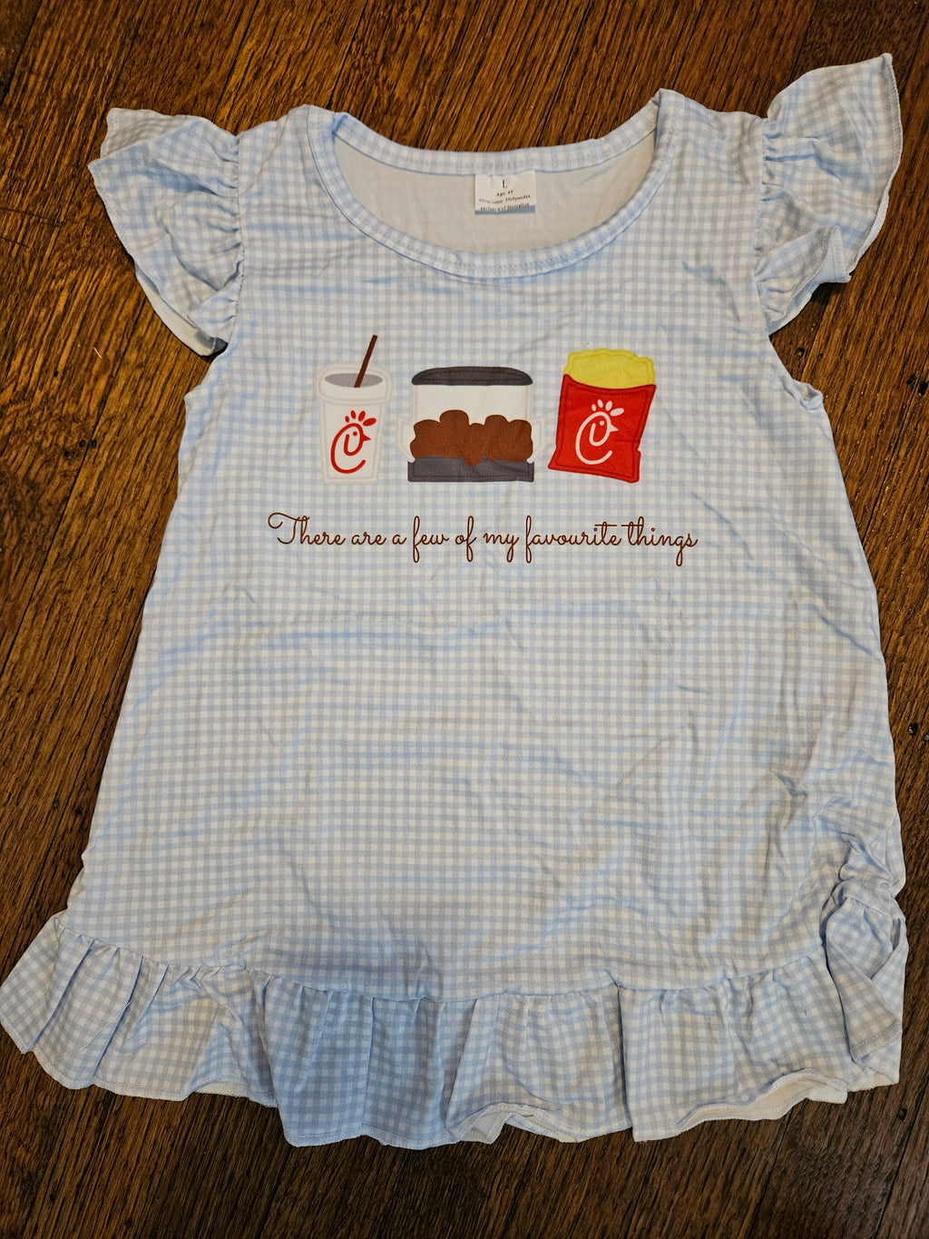 Chick-fil-A Inspired Toddler Short Set Flutter Sleeve Polka Dot Shorts NWT