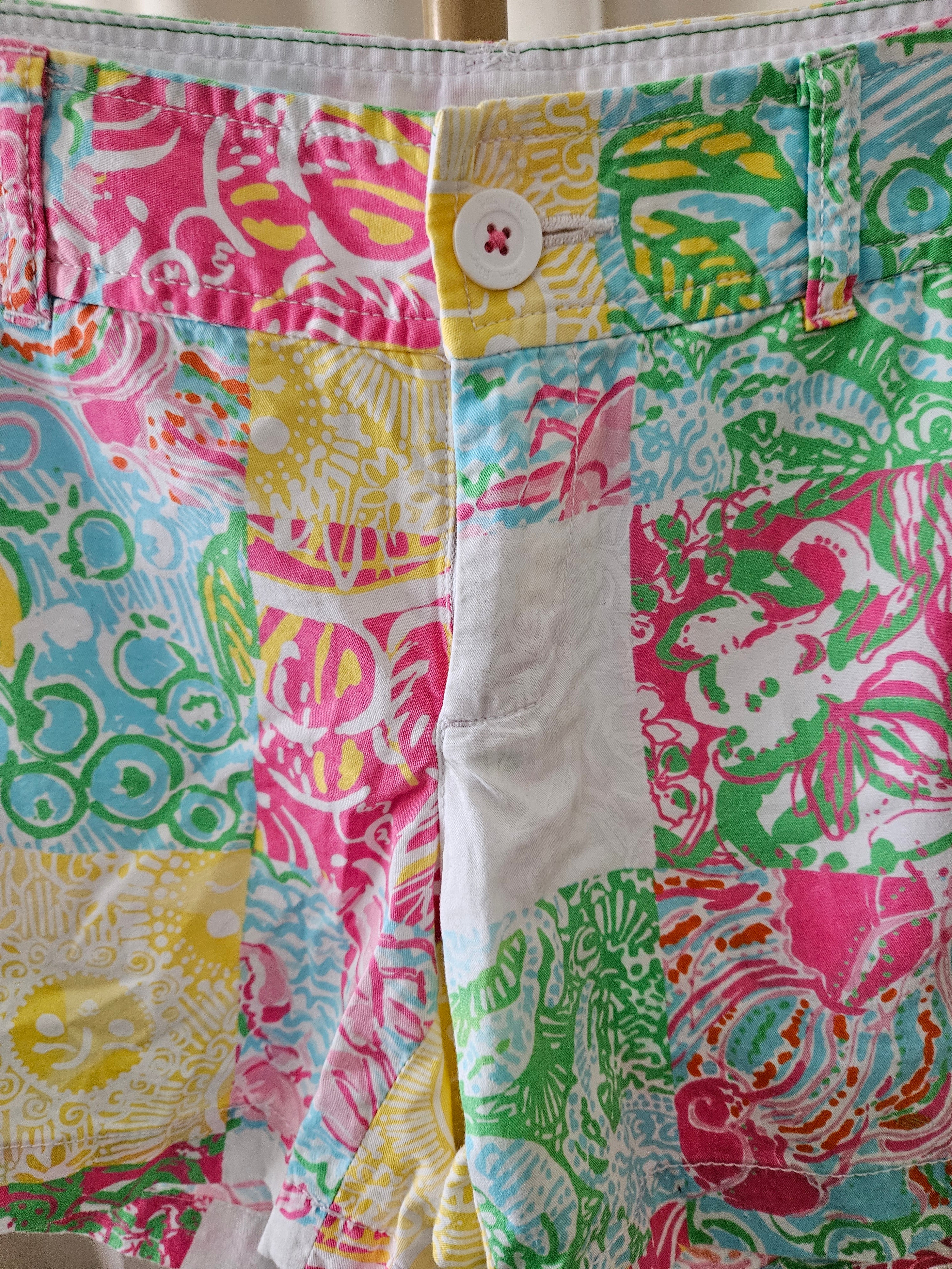 Lilly Pulitzer Callahan Patchwork Shorts – Bright Spring/Summer Colors 🌸☀️