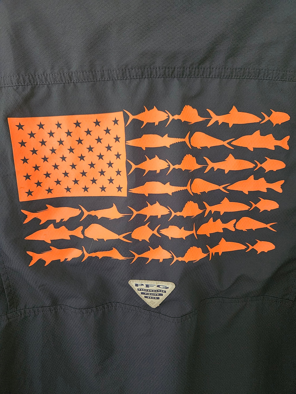 Columbia Dark Blue Auburn Tigers Casual Button Down Shirt Sz Med