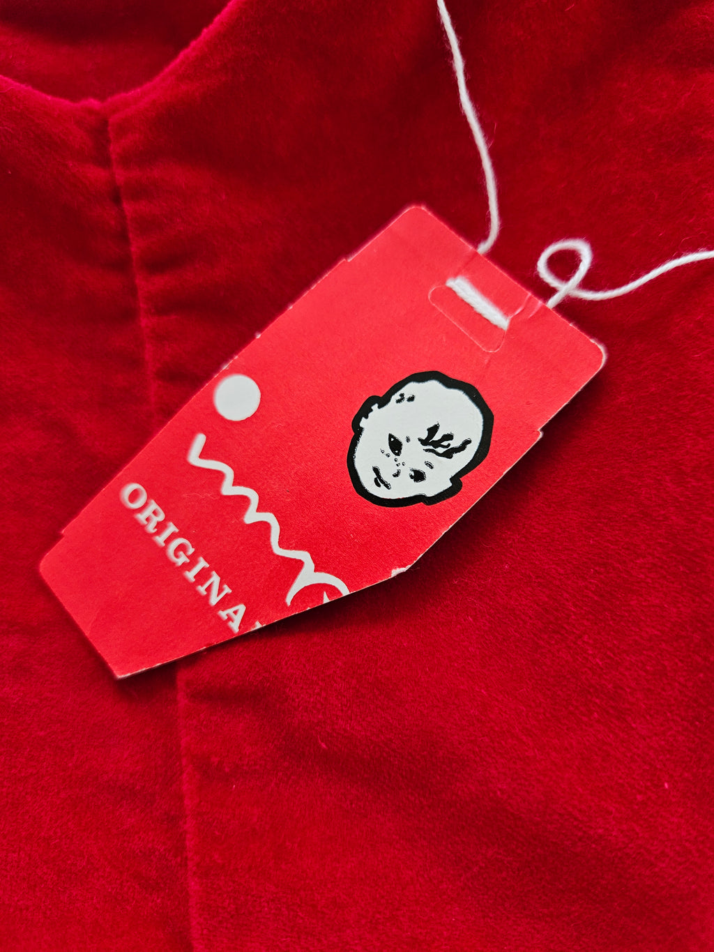 Imp Originals Red Velvet Heirloom Jon Jon Vintage Collector's Piece Size 12M (Large)