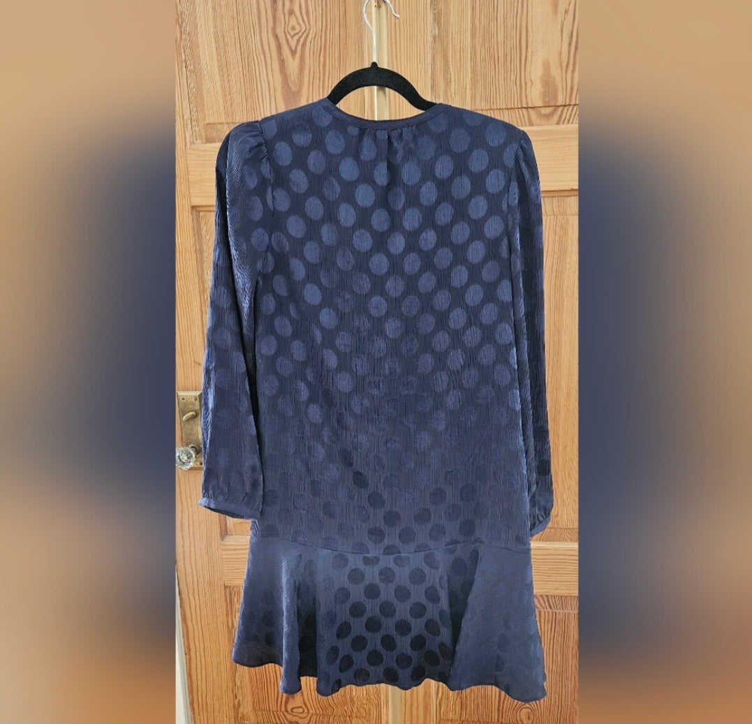 Draper James Polka-dot Above the Knee Flounce Dress Size XS