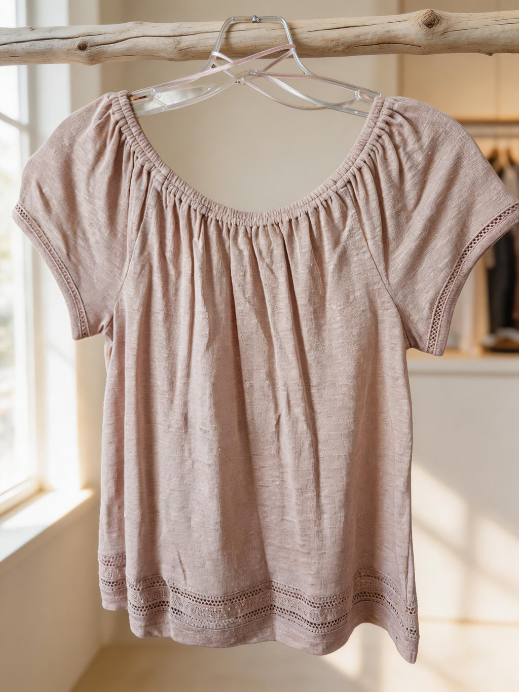 Women's St. Tropez Mauve Top – Cut Out Detail, NWT, XS
