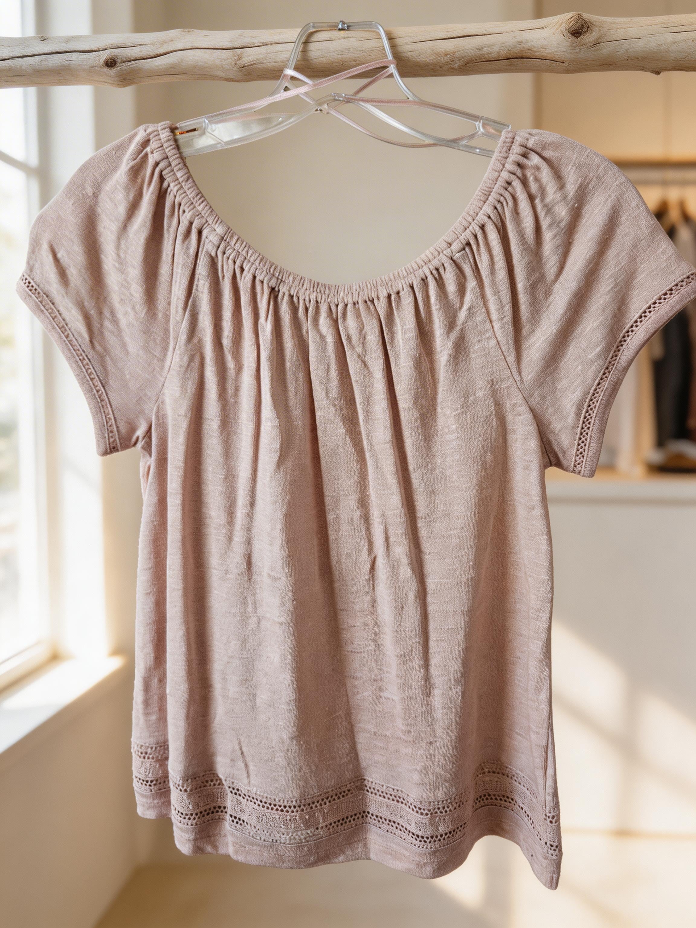 Women's St. Tropez Mauve Top – Cut Out Detail, NWT, XS