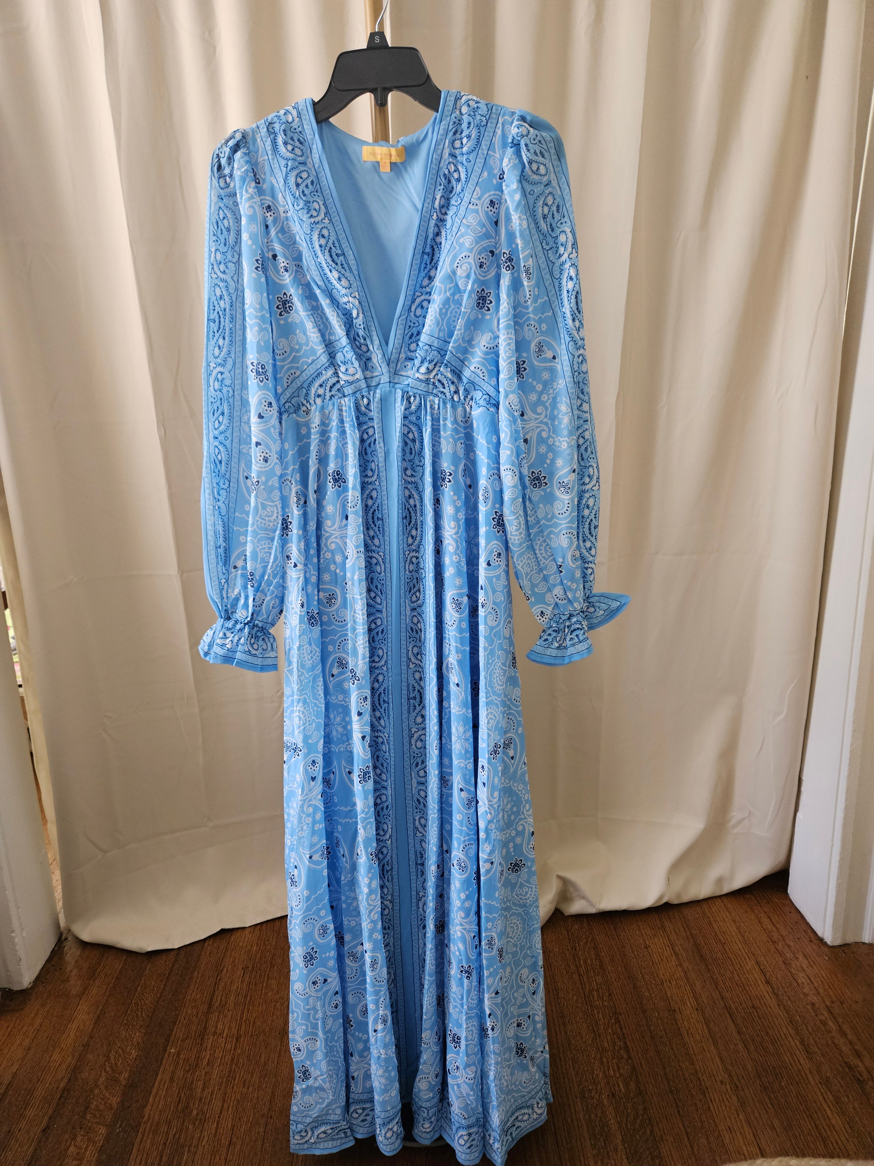 Flying Tomato Printed Woven Maxi Dress — Small, Medium & Large