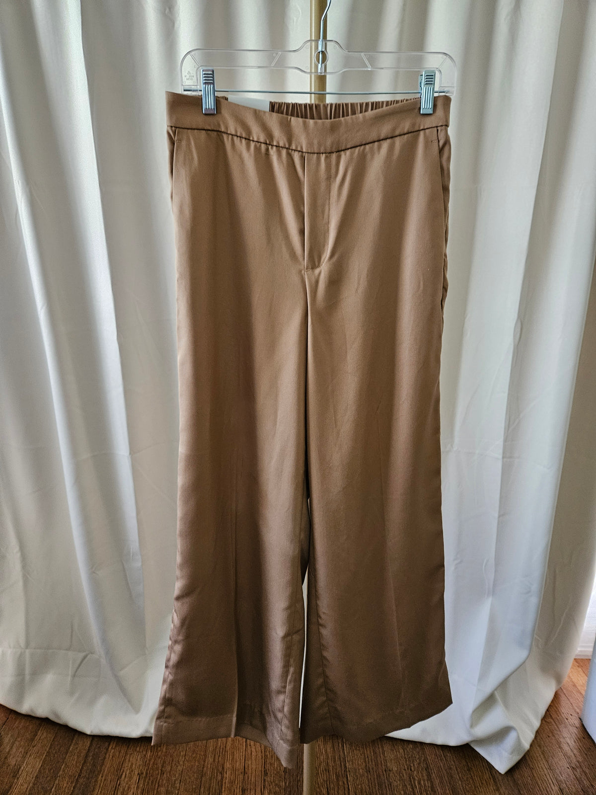 Banana Republic Brown Ruched 2-Piece Pants Suit Small Petite XS Petite