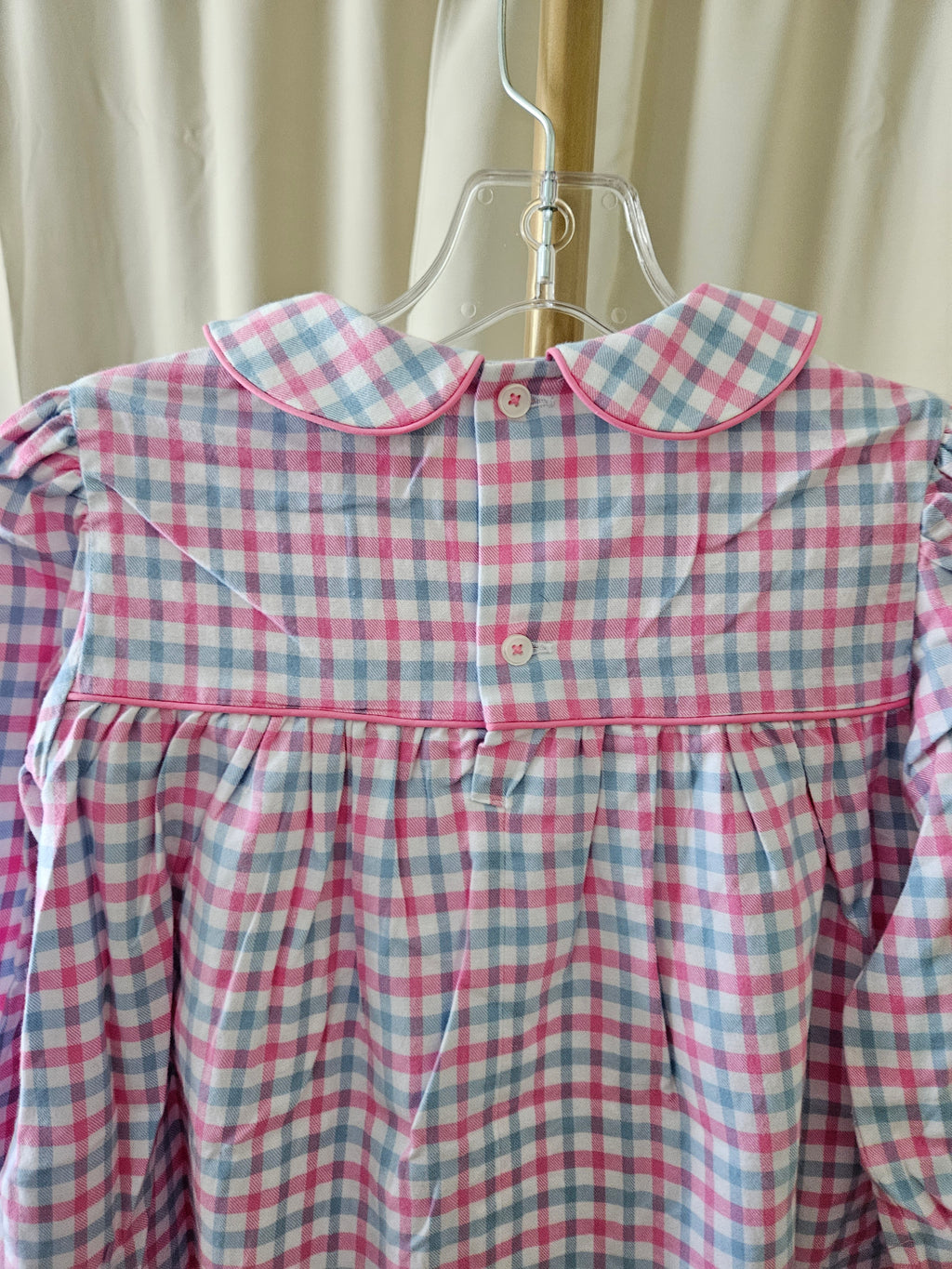 The Beaufort Bonnet Company Soft Brushed Flannel Plaid Dress | Size 7