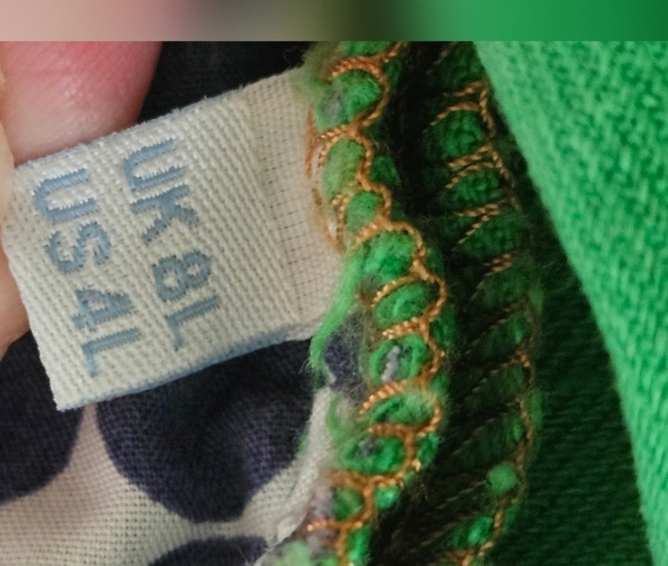 Boden Green Denim Jeans Size 4L