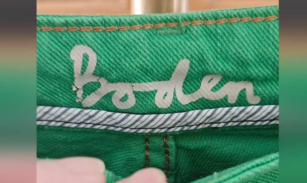 Boden Green Denim Jeans Size 4L