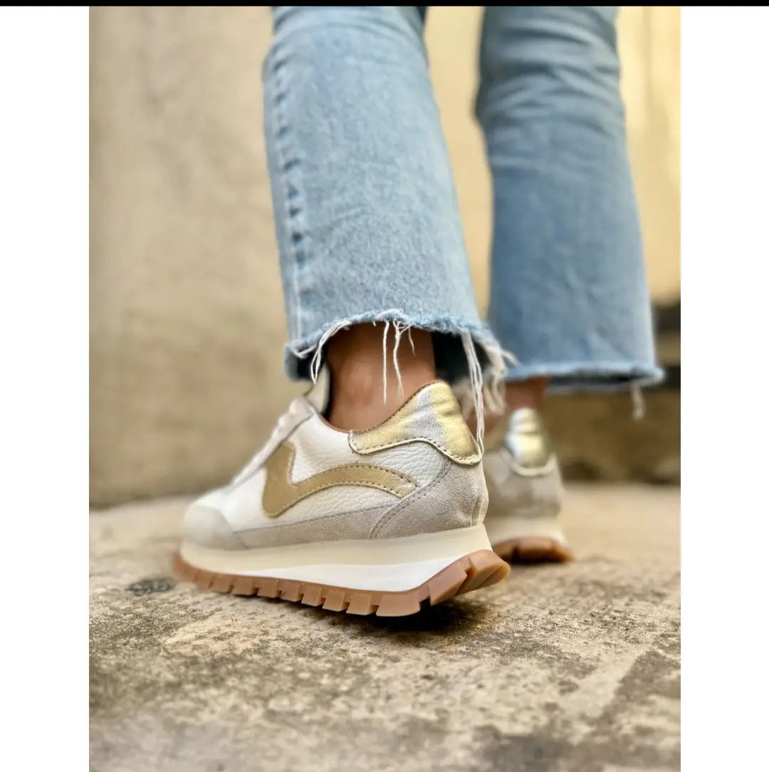 The Lumia Sneaker in Beige