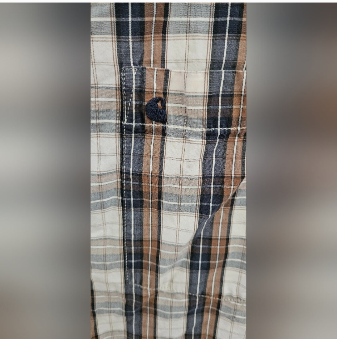 Carhartt Relaxed Fitt Button Down Shirt Size Large