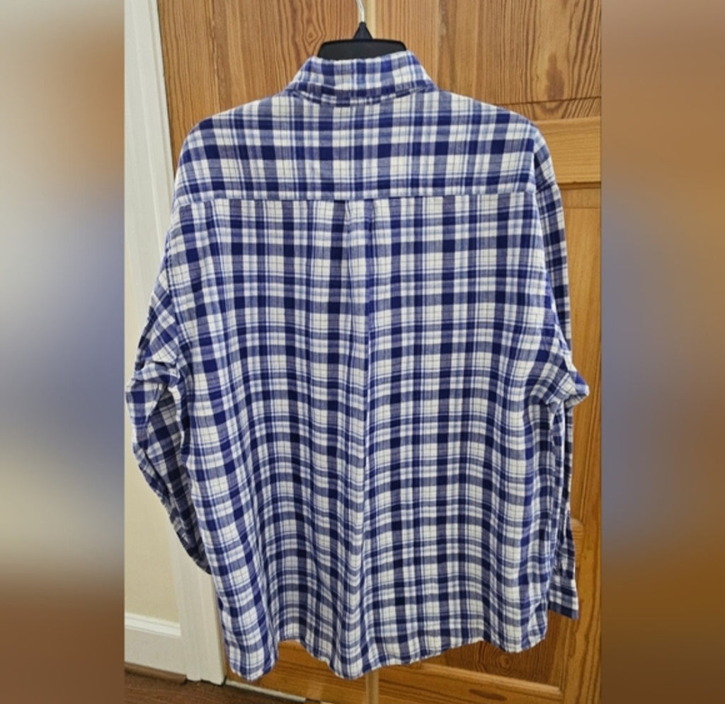 Brooks Brothers Casual Plaid Longsleeve Button Down Size Large