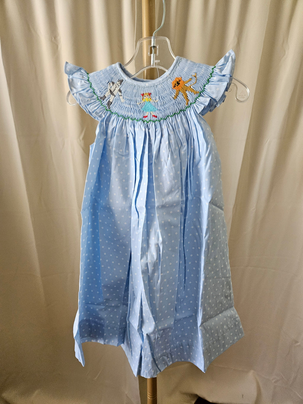 Mom & Me Wizard of Oz Smocked Bishop Dress | Sz  6M & 12M
