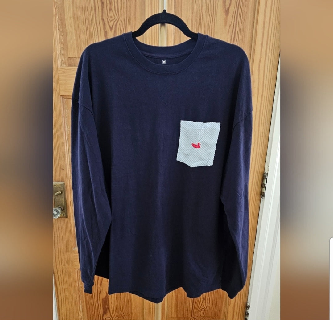 Southern Marsh Longsleeve Applique Tshirt Size Medium