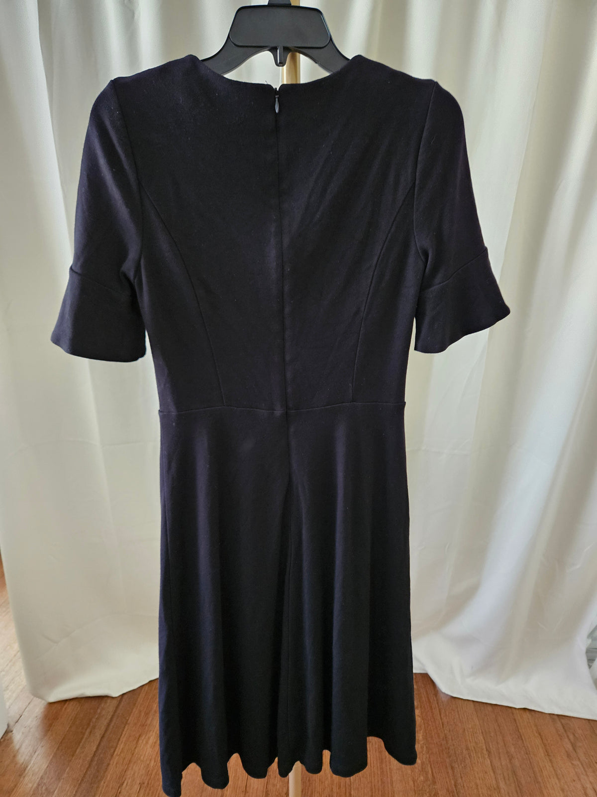 Boden Black Fitted Waist Twirl Dress Size 6