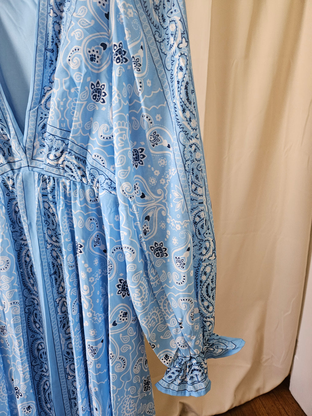 Flying Tomato Printed Woven Maxi Dress — Small, Medium & Large