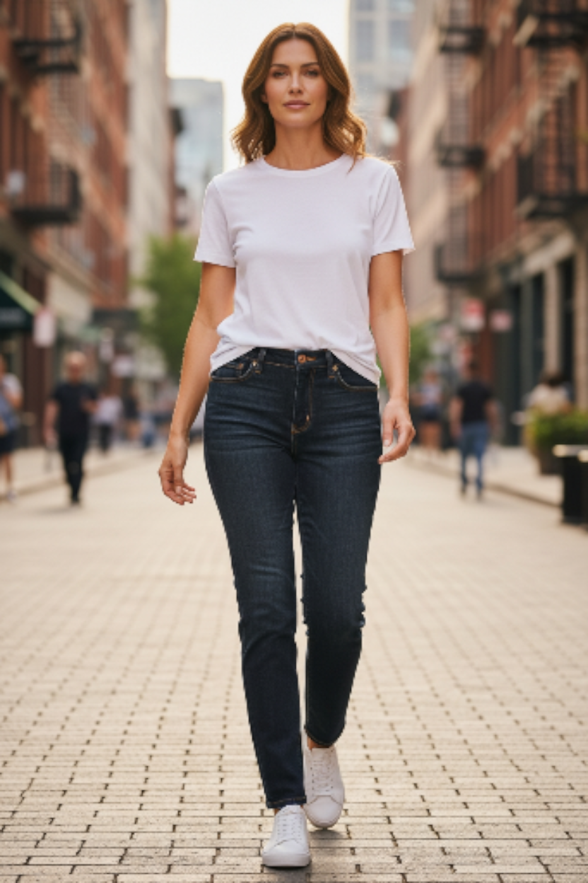 Vineyard Vines Women's Dark Blue Skinny Jeans Sz 6