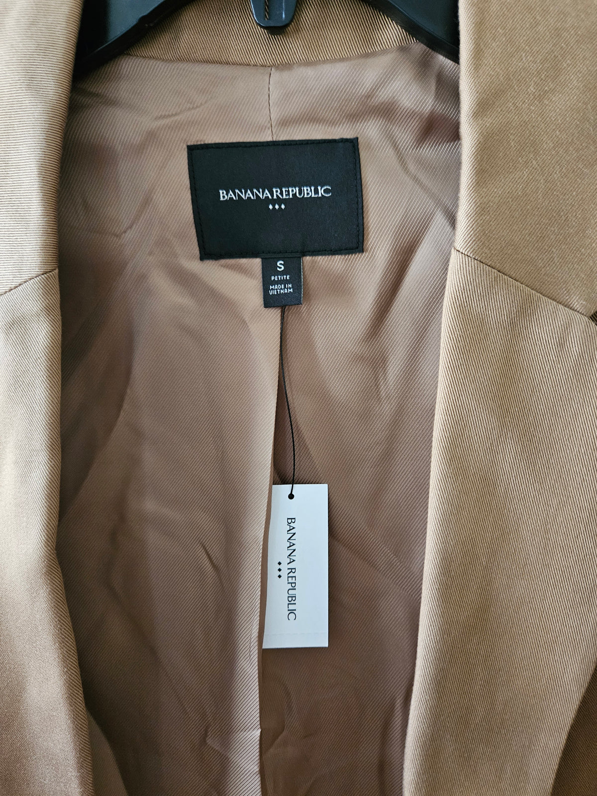 Banana Republic Brown Ruched 2-Piece Pants Suit Small Petite XS Petite