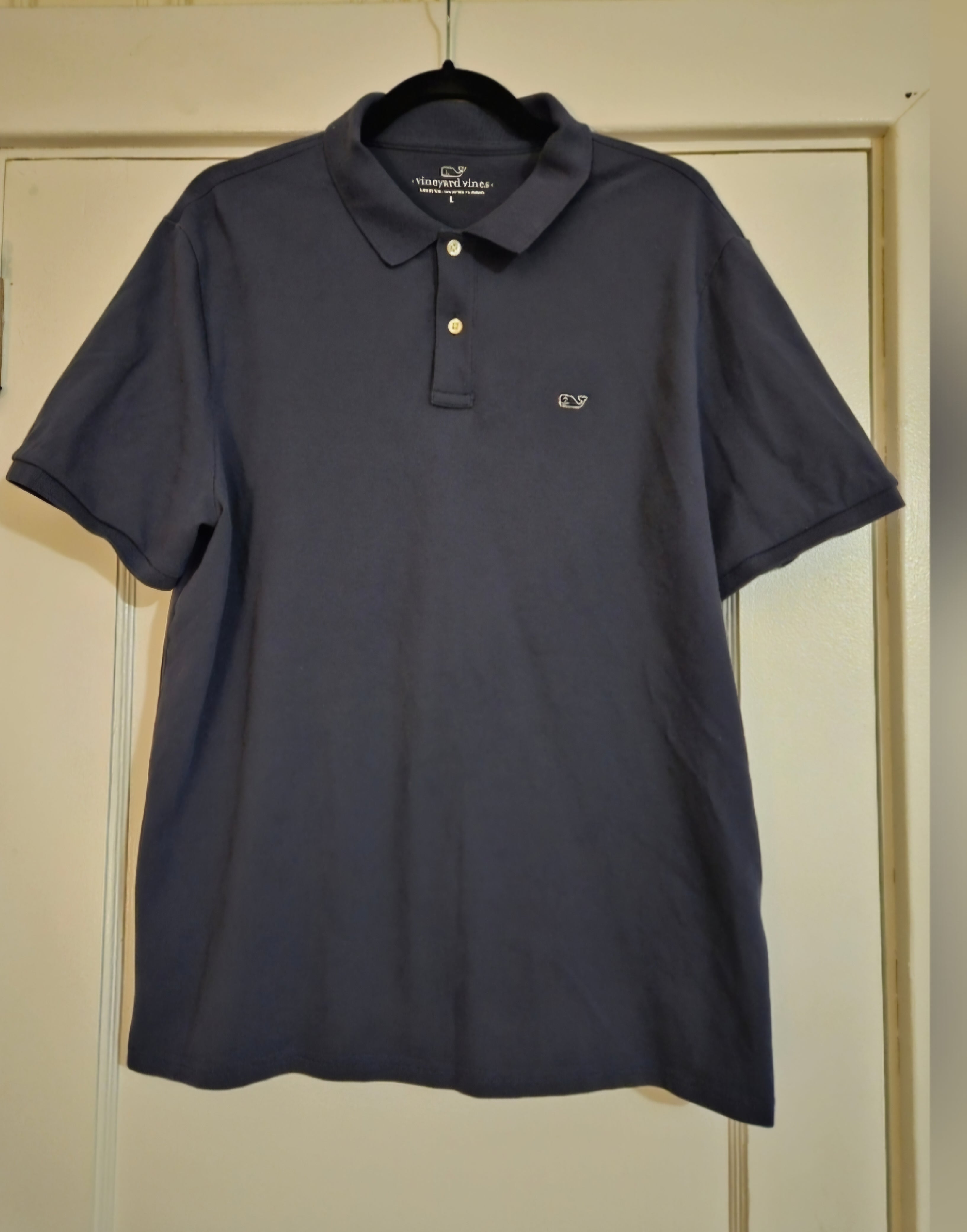 Vineyard Vines Navy Blue Polo Size Large