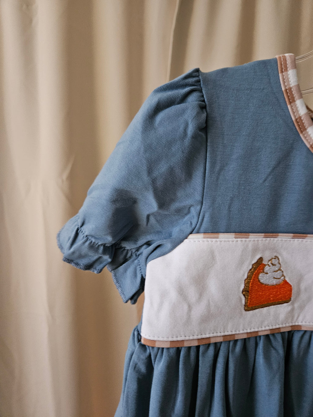 Abby & Evie Blue Thanksgiving Dress