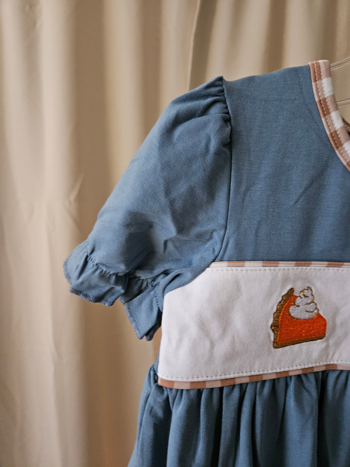 Abby & Evie Blue Thanksgiving Dress
