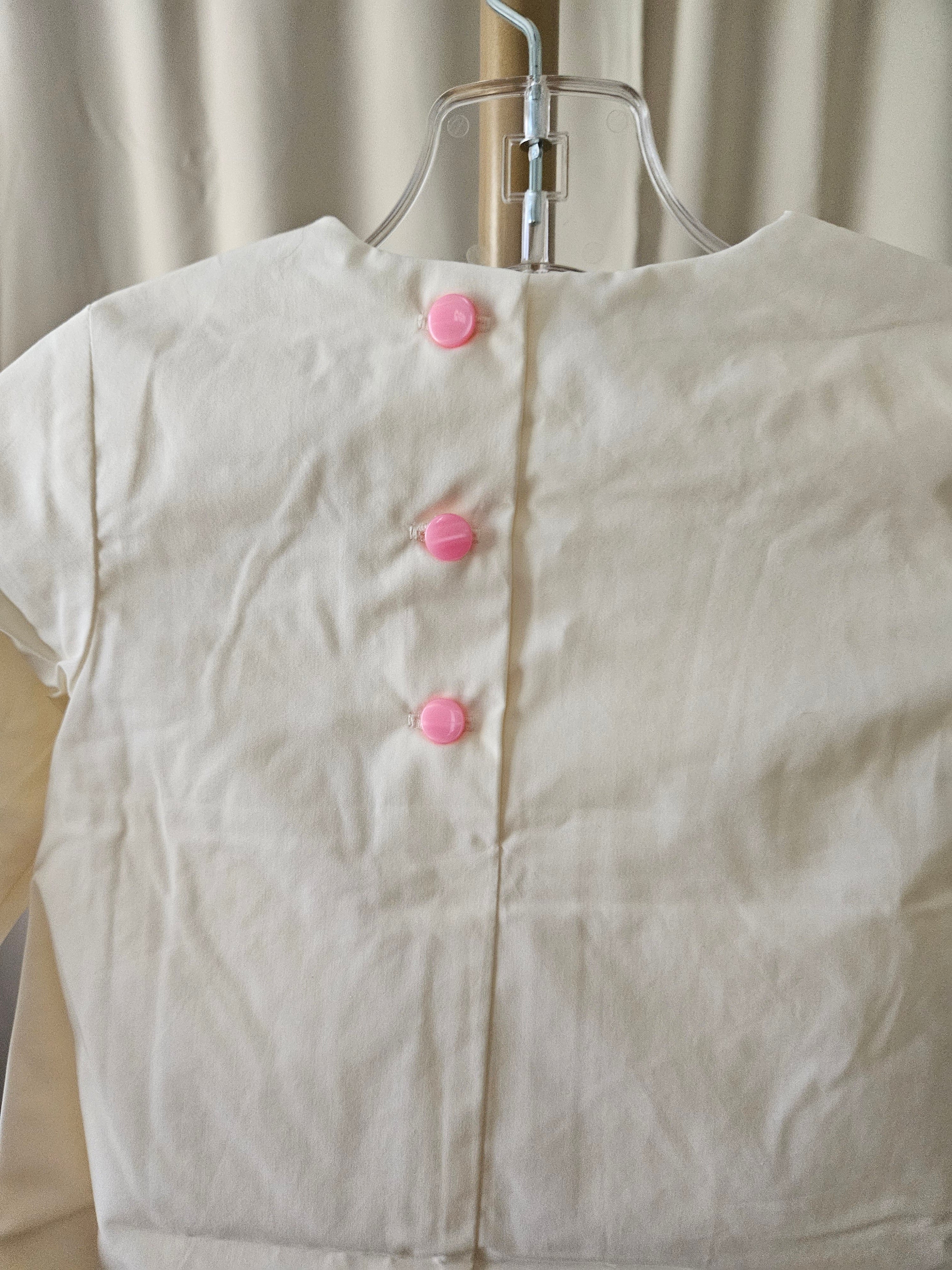 The Beaufort Bonnet Company Peggy's Pocket Dress Broadcloth Heart Pockets 12-18M & 18-24M