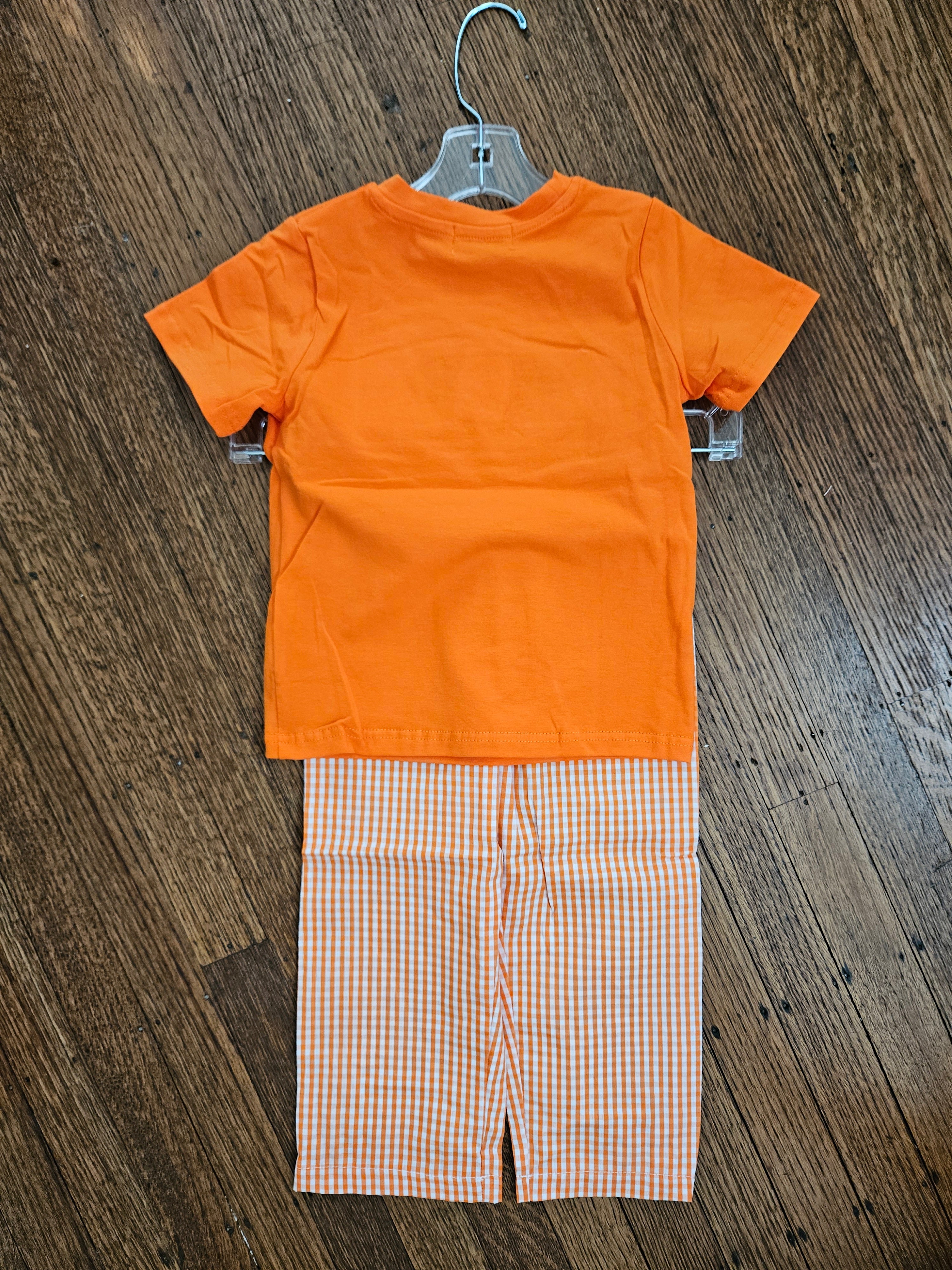 Rylee Faith Designs Boys Smocked Halloween 2-Piece Pants Set