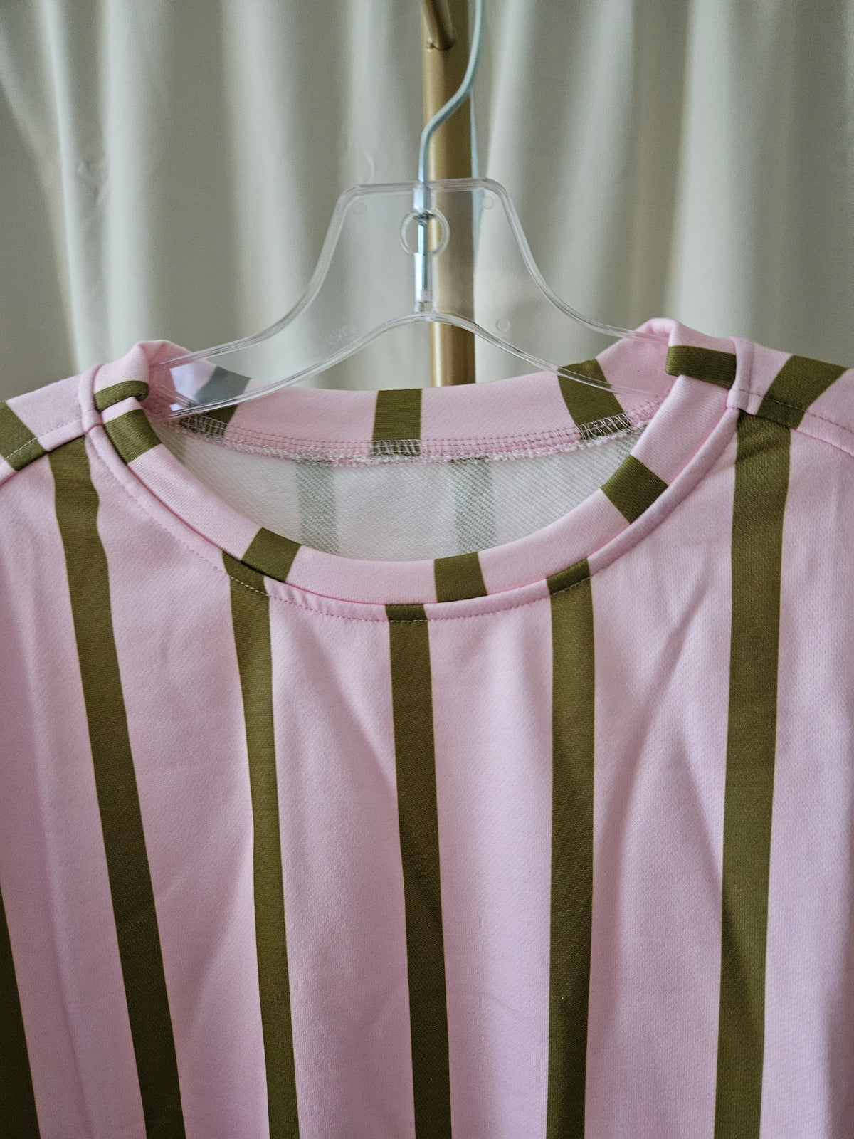 Little Daisy Green & Pink Dropped Shoulder Sweatshirt