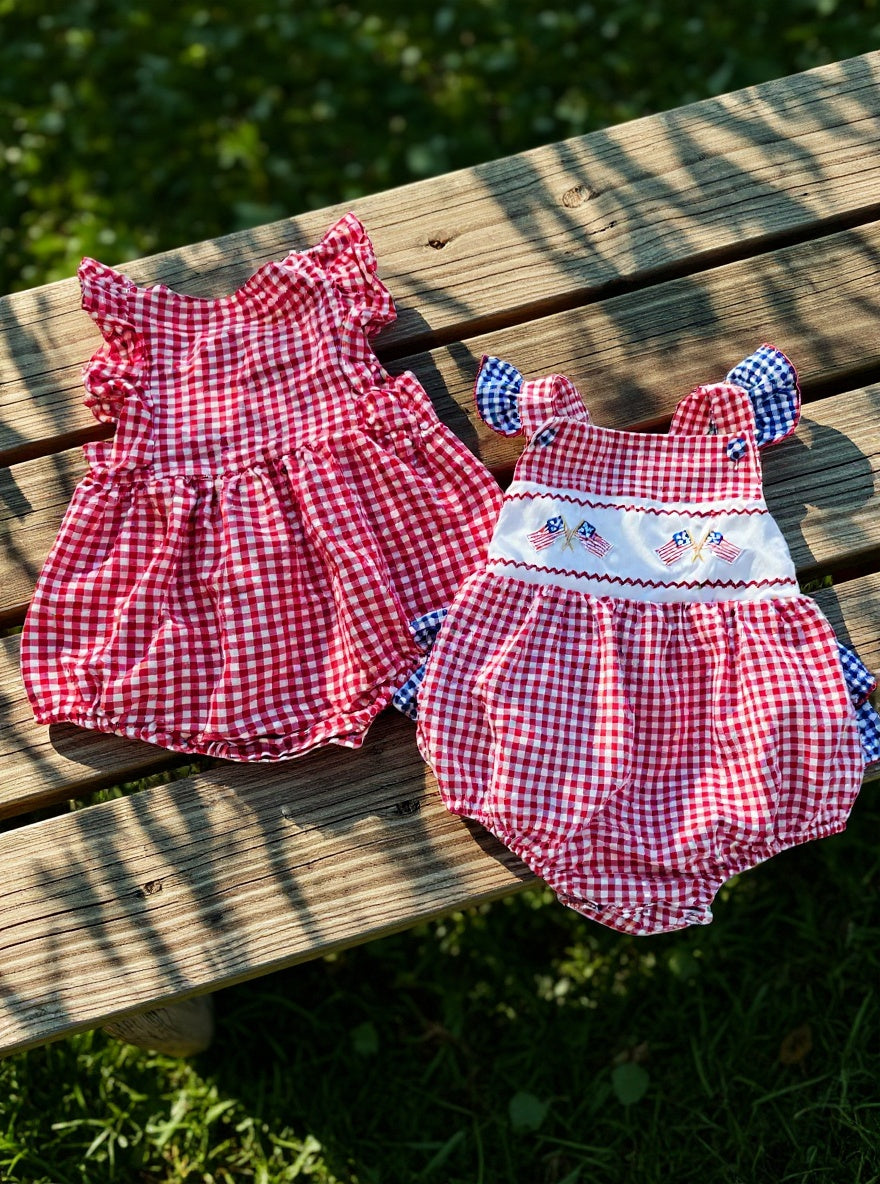 Perfect Pinic Sets- Red, White, And Blue Sz 9-12M